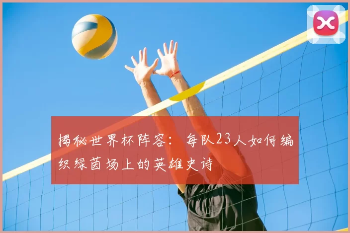 揭秘世界杯阵容:每队23人如何编织绿茵场上的英雄史诗